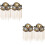 2 Pares De Epauletas Douradas Metal Com Borla E 6