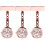 3Pcs Relógio De Para Decorativo 9