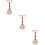 3Pcs Relógio De Para Decorativo 4