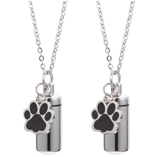 2 Unidades Colar De E Cão Aço Inoxidável 1