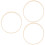 3Pcs Ferramenta De Circular Redonda 29Cm 6