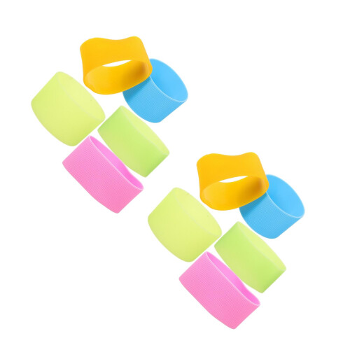 10 Unidades Faixa De Silicone Para Garrafa De 2