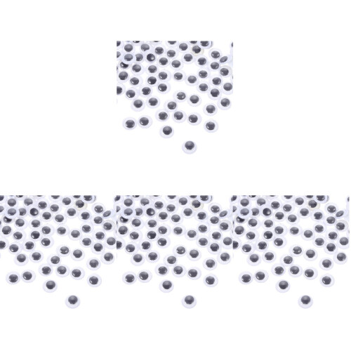 4 Unidades De Olhos 3D Para Artesanato Infantil 1