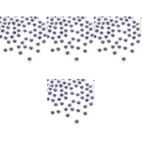 4 Unidades De Olhos 3D Para Artesanato Infantil 2