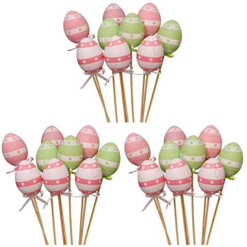 27 Pcs De Páscoa Diy De Plástico Para Colorir Com 2