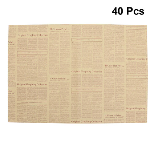 80 Folhas Papel Kraft Vintage Para E Embalagens 1