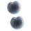 2Pcs Cerâmica 5" Azul 7