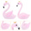 4 Estátuas De Forma De Flamingo , E Casa 8