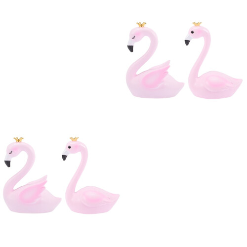 4 Estátuas De Forma De Flamingo , E Casa 2