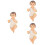 3Pcs Jesus Figurinha Artesanato Casa 6