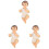 3Pcs Jesus Figurinha Artesanato Casa 2