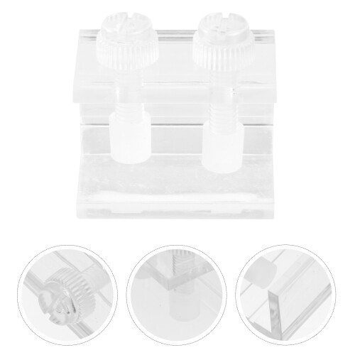 2 Unidades Suporte Para Fundo De Acrílico Transparente 2