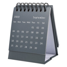 7 Peças Calendário Escolar Doméstico Escritório Mini Planejador Agenda