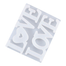 3 Unidades Silicone Cristal Epóxi Palavras Inglês