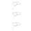 3Pcs Cristal Strass Amor Para Bolo 8