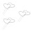 3Pcs Cristal Strass Amor Para Bolo 7