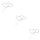 3Pcs Cristal Strass Amor Para Bolo 9