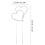 3Pcs Cristal Strass Amor Para Bolo 10