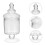 3Pcs Transparente Para Secas, Doces E Guloseimas 10
