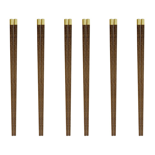 6 Pares De Hashis Reutiláveis Para Casa E 1