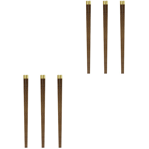 6 Pares De Hashis Reutiláveis Para Casa E 2