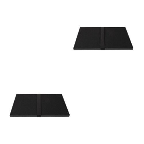 2 Unidades Suporte Para Tablet Plástico Preto 2