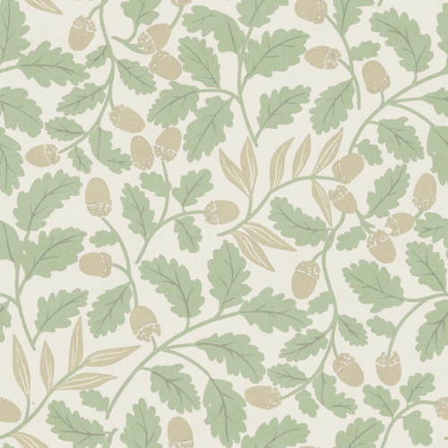 Arthouse Sage Acorn Trail Wallpaper Floral Feature Wall 1