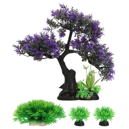 4 Conjuntos De Kit De Plantas Subaquáticas Para 1