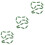 3Pcs Espuma Floral Blocos Flores Para Casa 5