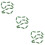3Pcs Espuma Floral Blocos Flores Para Casa 9