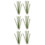 6 Unidades Planta Artificial De Plástico Decorativa 9