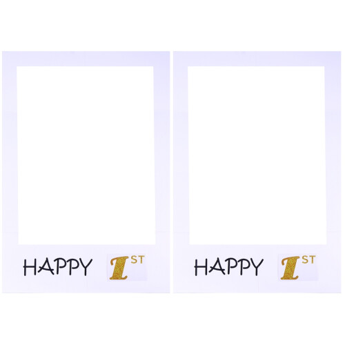 2 Pcs Happy 1St Para Foto, Acessórios Para 1