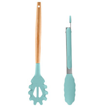High Temperature Resistance Kitchen Gadgets Utensil Set, Stainless Steel & Silicone Kitchen Utensils Nonstick Essentials, Easy to Clean and Maintain,