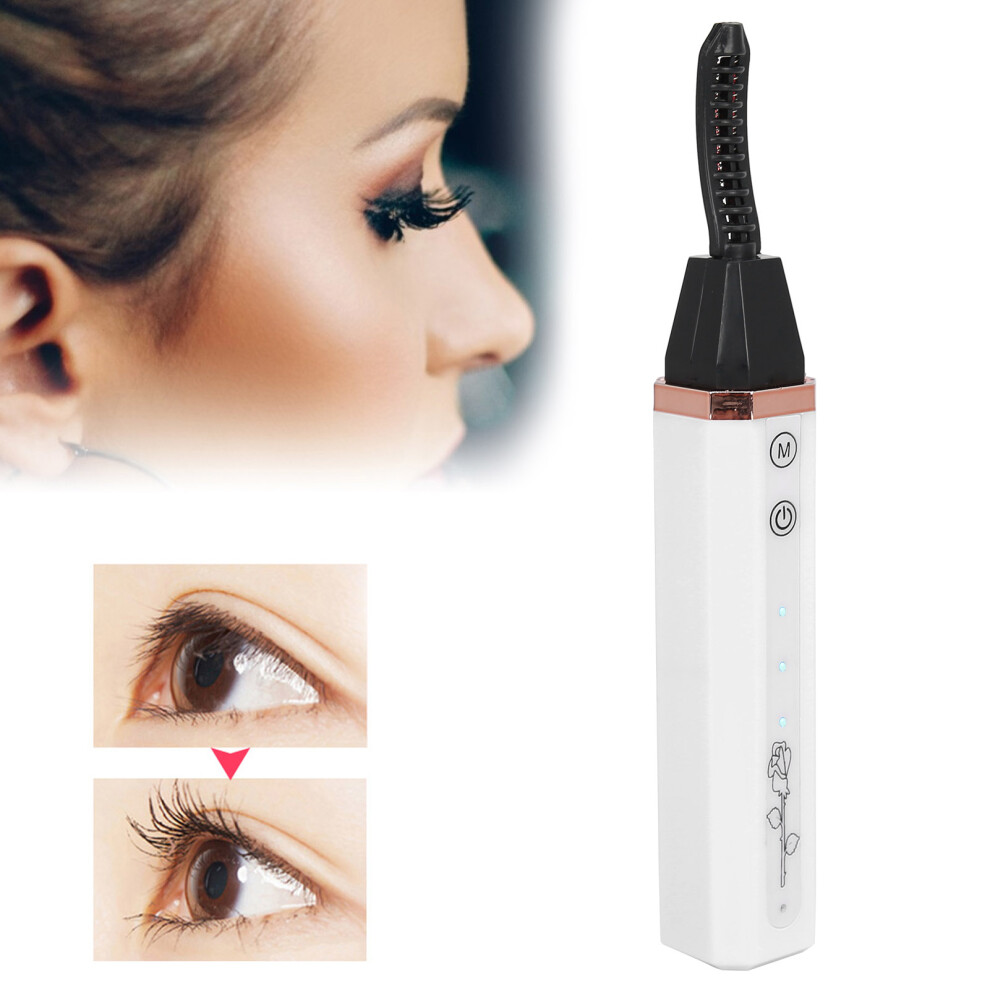 USB Rechargeable Electric Eyelash Curler | Long Lasting, Portable, 70C