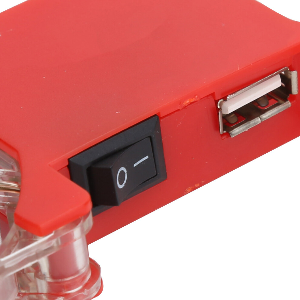 Weight Laptop Cooling Stand Usb Foldable Cooler With Antiskid Rouge Light 7901359784289