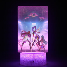 (StyleG White)Kpop Demon Hunters Collectors Edition Nachtlicht mit Fernbedienung für Wohndeko