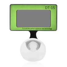 Large Digital Aquarium Thermometer Green 5.8x4 cm Waterproof Display