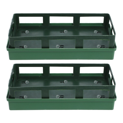2 Sets Flower Mud Fixer Frame For Wedding Party Floral Arrangements 1