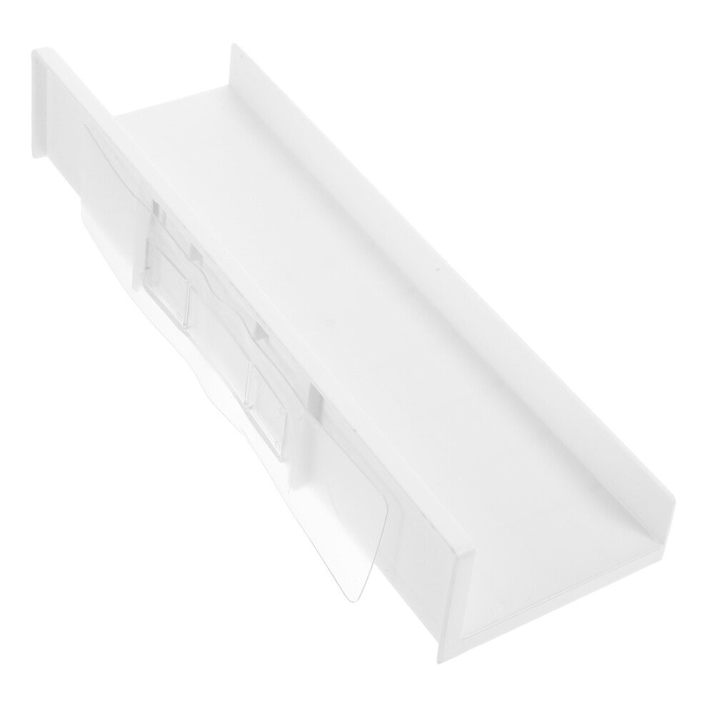 5Pcs Wall-Mounted Floating Shelves With Ledge For Car And Home White Aboofan