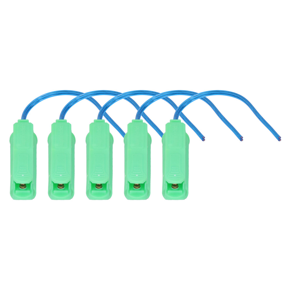 5 Pcs Tig Welding Gun Switches With Line Trigger, Green, Abs Material 8061359788829