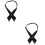 2 Unisex Stropdas Decoratieve Bruidsjon Bruidsmeisje Feest 8