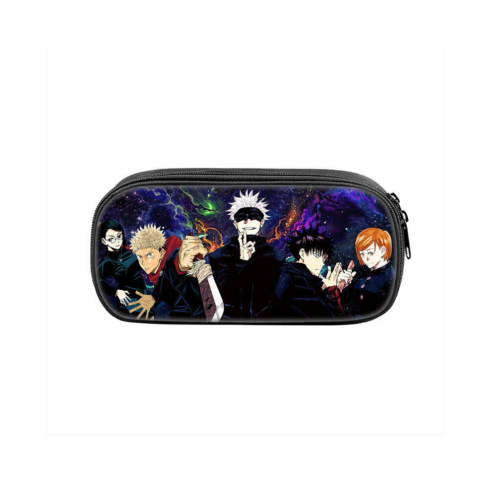 (Style22) Anime Jujutsu Kaisen Character Print Student Single Layer Stationery Storage Bag-image-OPC-PMVKSMQ-NEW