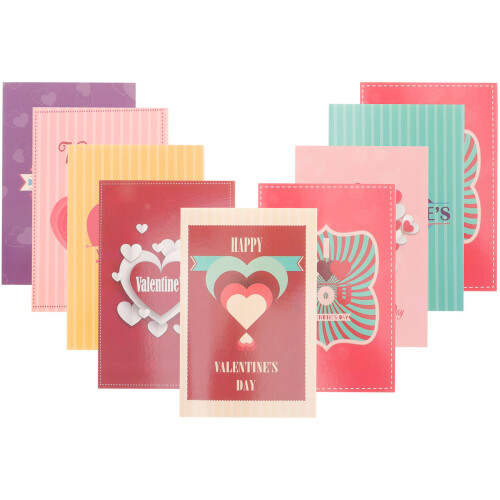 120 Valentinstag Grußkarten Mit Muster Geschenkkarten
