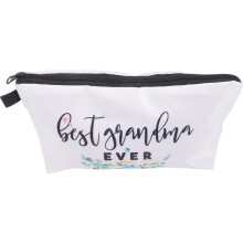4Stk Best Grandma Ever Kosmetiktasche Blumenmuster Großer Beutel