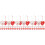 60 Valentines Holz Bastelmaterial Mitte Hängend 4