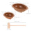 2 Sets Silikon Schokoladenform Form Hitzebeständige Kekseform 10
