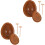 2 Sets Silikon Schokoladenform Form Hitzebeständige Kekseform 5