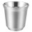 2Stk Trinkbecher Wiederverwendbar Camping Bbq Silber 2