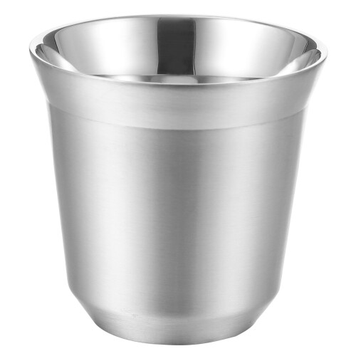 2Stk Trinkbecher Wiederverwendbar Camping Bbq Silber 1