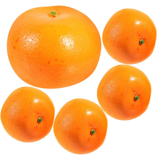 20 Künstliche Orangen Lebensechte Fotoprop 2